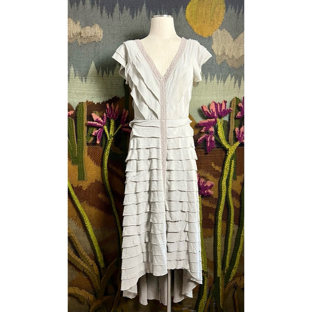 Free People Ruffle Midi Dress M - Picture 7 of 12